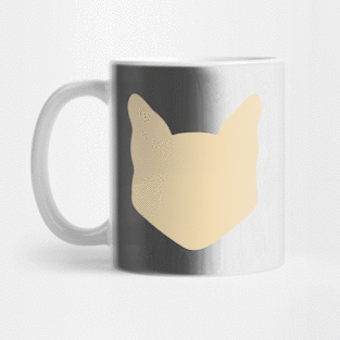 Yellow cat head Mug